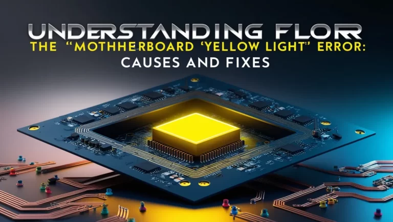 Motherboard Yellow Light